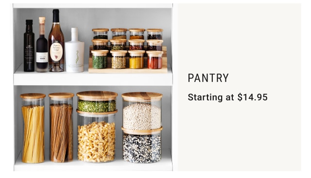 Pantry Starting at $14.95