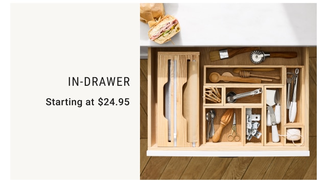 In-Drawer Starting at $24.95