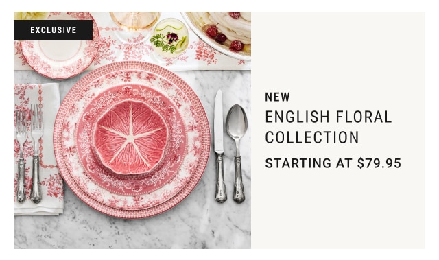 new - English Floral Collection Starting at $79.95