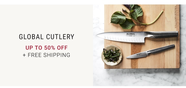 Global Cutlery Up to 50% Off + FREE SHIPPING