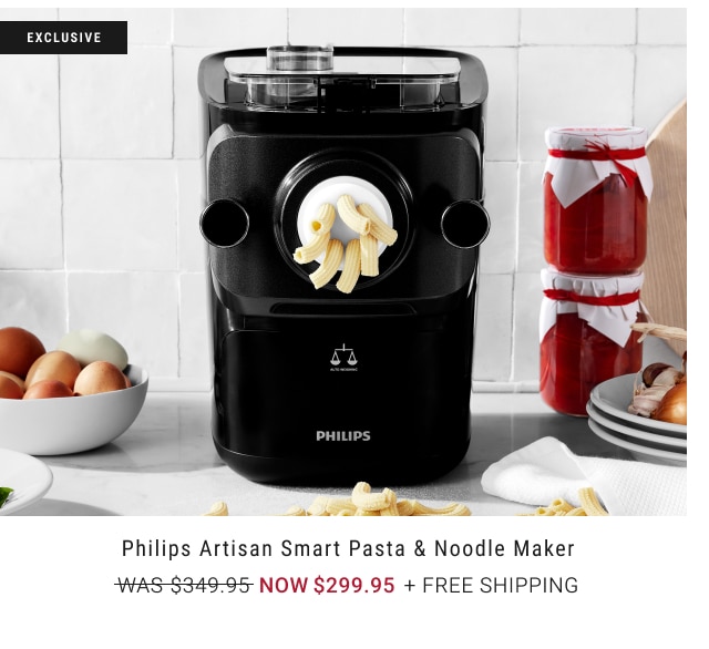 Philips Artisan Smart Pasta & Noodle Maker NOW $299.95 + FREE SHIPPING