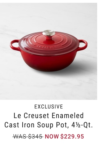 exclusive - Le Creuset Enameled Cast Iron Soup Pot, 4½-Qt. NOW $229.95