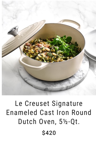 Le Creuset Signature Enameled Cast Iron Round Dutch Oven, 5½-Qt. $420