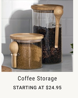 coffee storage - starting at $24.95