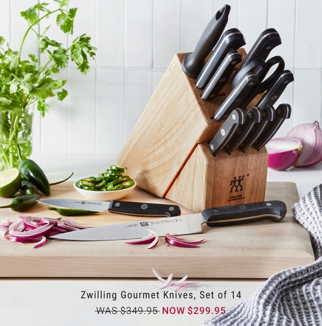 Zwilling Gourmet Knives, Set of 14 - Now $299.95