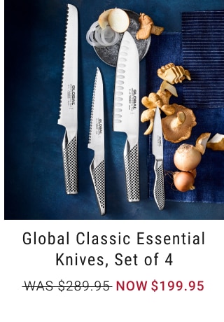 Global Classic Essential Knives, Set of 4 - Now $199.95