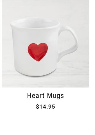 Heart Mugs - $14.95