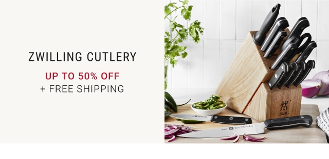 Zwilling Cutlery - Up to 50% Off + FREE SHIPPING