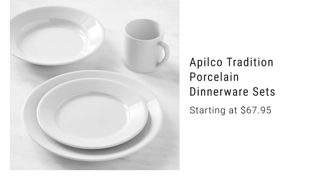 Apilco Tradition Porcelain Dinnerware Sets - Starting at $67.95