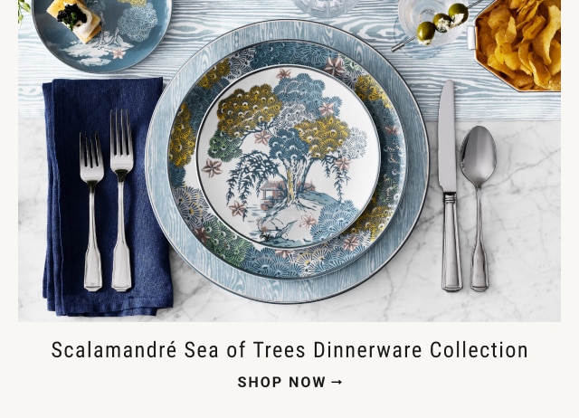 Scalamandré Sea of Trees Dinnerware Collection - shop now