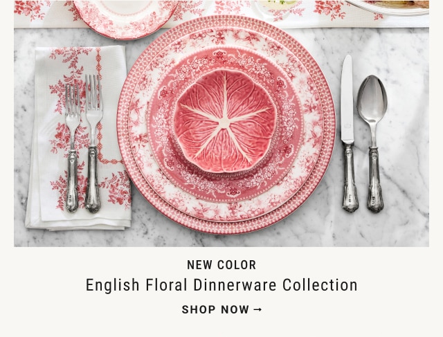 English Floral Dinnerware Collection - shop now