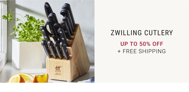 zwilling cutlery - up to 50% off + free shipping