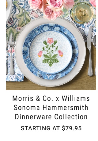 Morris & Co. x Williams Sonoma Hammersmith Dinnerware Collection - Starting at $79.95