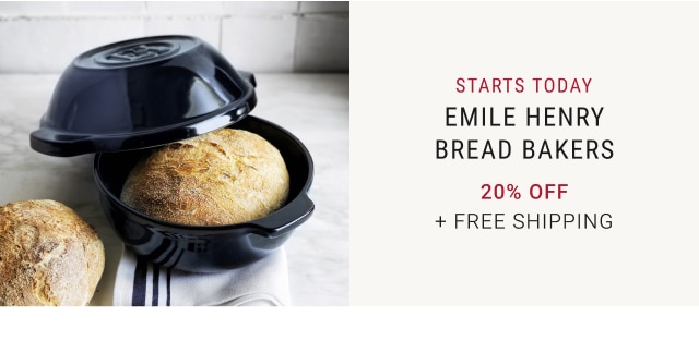 Emile Henry Bread Bakers - 20% OFF + FREE SHIPPING