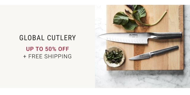 Global Cutlery Up To 50% Off + FREE SHIPPING