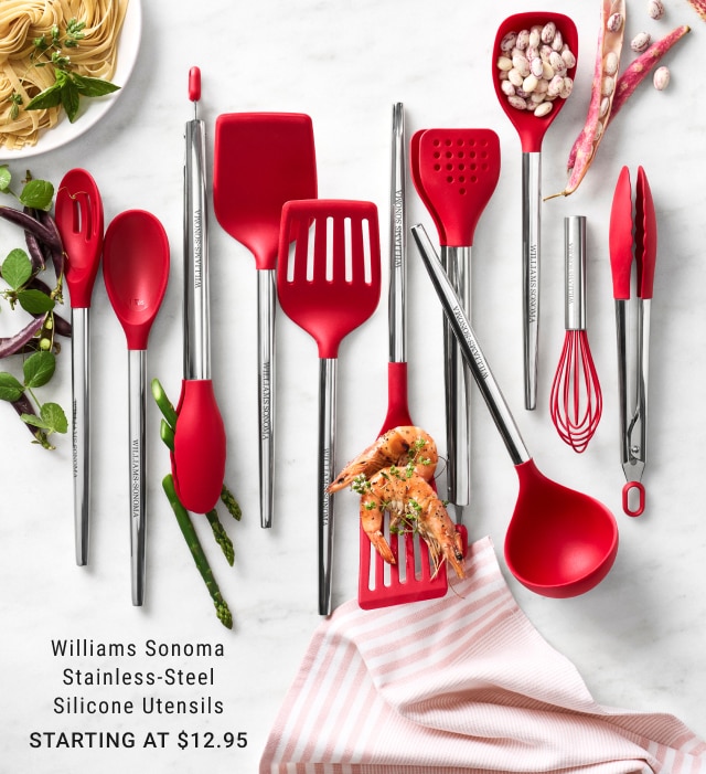 Williams Sonoma Stainless-Steel Silicone Utensils - Starting at $12.95