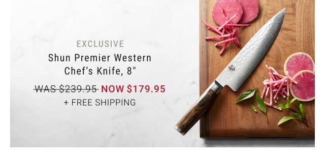 Shun Premier Western Chef’s Knife, 8" - NOW $179.95 + Free Shipping