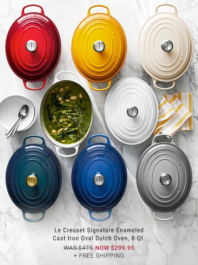 Le Creuset Signature Enameled Cast Iron Oval Dutch Oven, 8-Qt. - Now $299.95 + Free Shipping