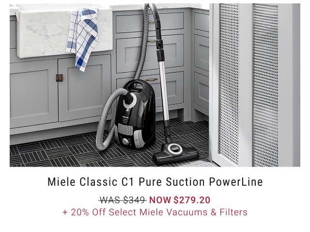 Miele Classic C1 Pure Suction PowerLine NOW $279.20 + 20% Off Select Miele Vacuums & Filters