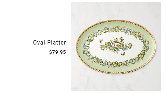 Oval Platter - $79.95