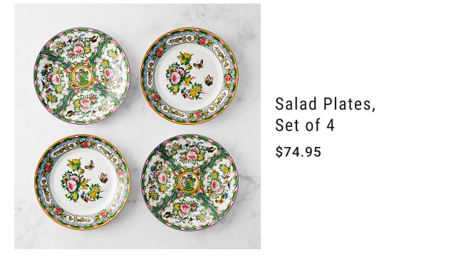 Salad Plates, Set of 4 $74.95