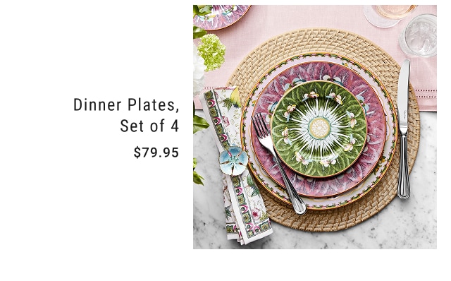 Dinner Plates, Set of 4 -  $79.95