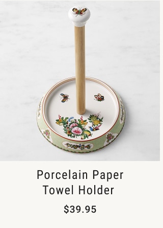 Porcelain Paper Towel Holder - $39.95