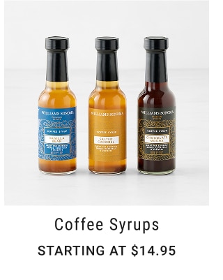 Coffee Syrups - Starting at $14.95