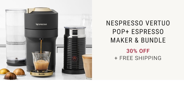 Nespresso Vertuo POP+ Espresso Maker & Bundle - 30% off + FREE SHIPPING