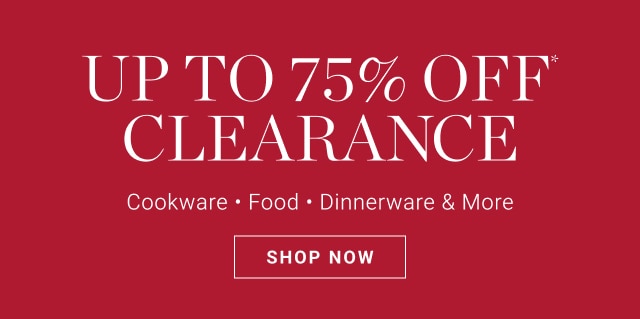 up to 75% off clearance - shop now