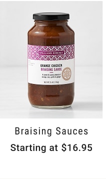 Sauces & Starters Starting at $16.95
