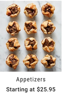 Appetizers Starting at $25.95