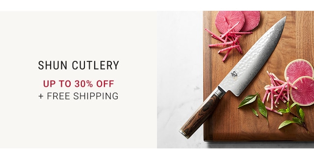 Shun Cutlery Up to 30% Off + FREE SHIPPING