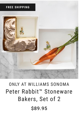 Peter Rabbit™ Stoneware Bakers, Set of 2 - Starting at $89.95