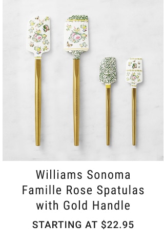 Williams Sonoma Famille Rose Spatulas with Gold Handle - Starting at $22.95
