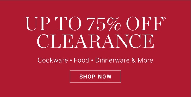 up to 75% off clearance - shop now