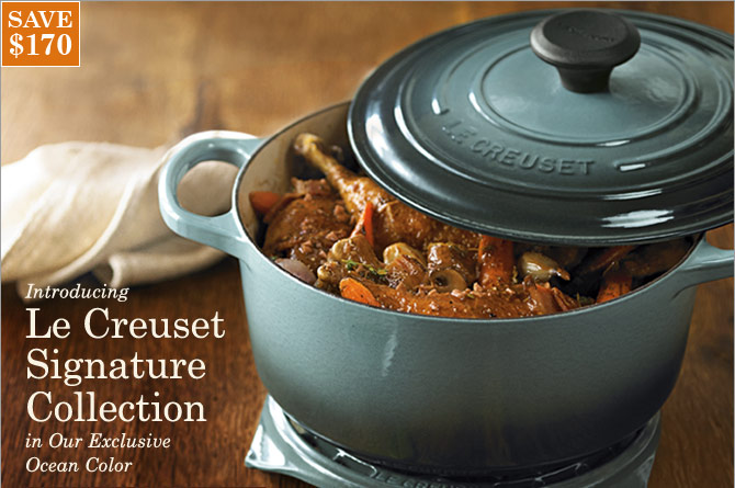 Introducing Le Creuset Signature Exclusive New Features Custom Introducing Le Creuset Signature Exclusive New Features Custom Color From Williams Sonoma
