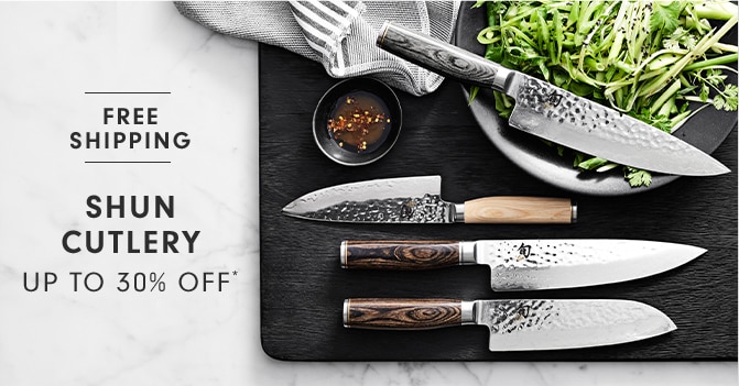 FREE SHIPPING SHUN CUTLERY UP TO 30% OFF" 