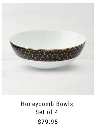 Honeycomb Bowls, Set of 4 $79.95