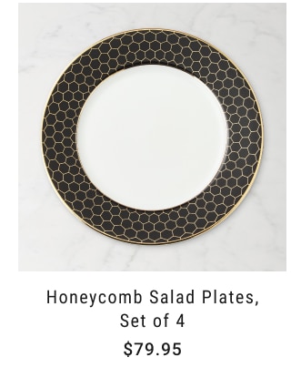 Honeycomb Salad Plates, Set of 4 $79.95