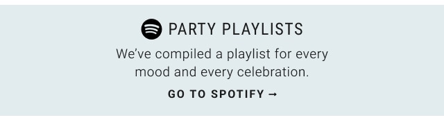 party playlists - go to spotify