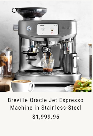 Breville Oracle Jet Espresso Machine in Stainless-Steel $1,999.95