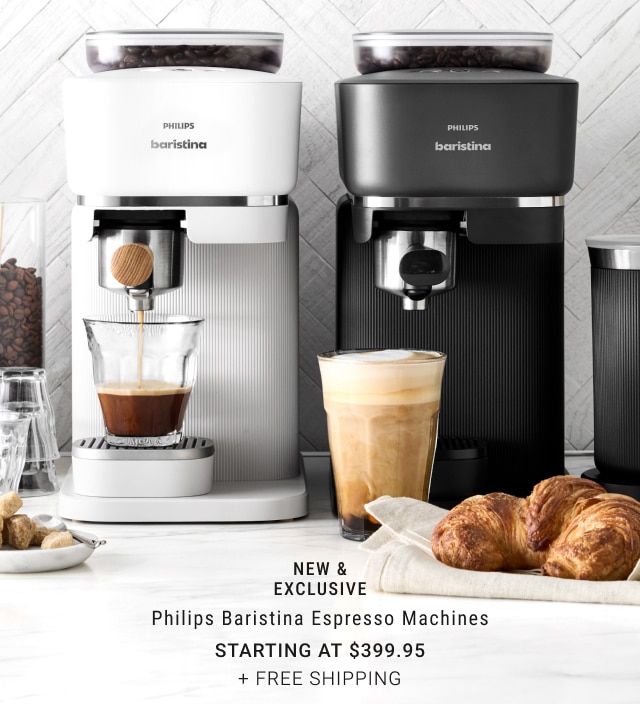 NEW & EXCLUSIVE - Philips Baristina Espresso Machines starting at $399.95 + free shipping