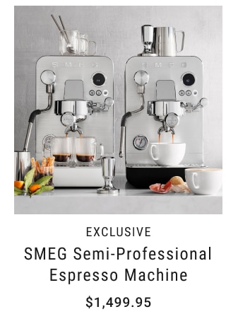 Exclusive - SMEG Semi-Professional Espresso Machine $1,499.95