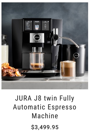 JURA J8 twin Fully Automatic Espresso Machine $3,499.95