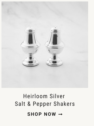 Heirloom Silver Salt & Pepper Shakers shop now