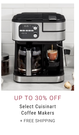 Up to 30% Off Select Cuisinart Coffee Makers + Free Shipping