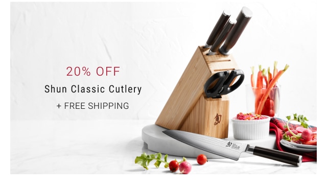 20% Off - Shun Classic Cutlery + Free Shipping