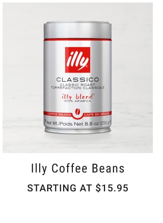 Illy Coffee Beans Starting at $15.95