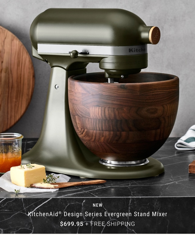 NEW KitchenAid® Design Series Evergreen Stand Mixer $69.95 + FREE SHIPPING